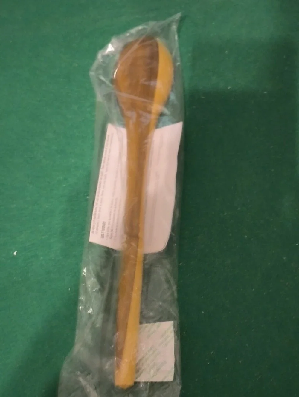 Pampered Chef Teak Wooden Spoon - Brown
